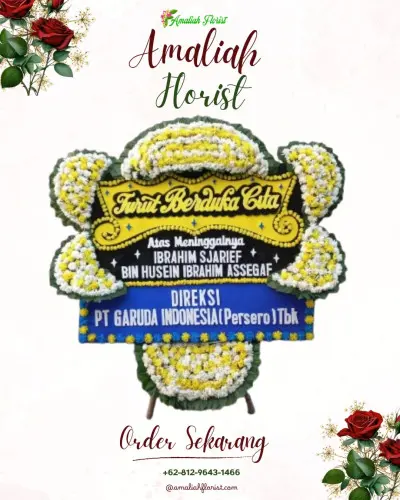 Papan Bunga Duka di Sendangtirto