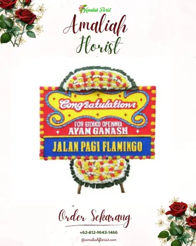 Bunga Papan Congratulation di Sendangtirto